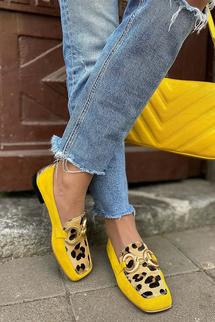 Benita | Mocasines con estampado animal