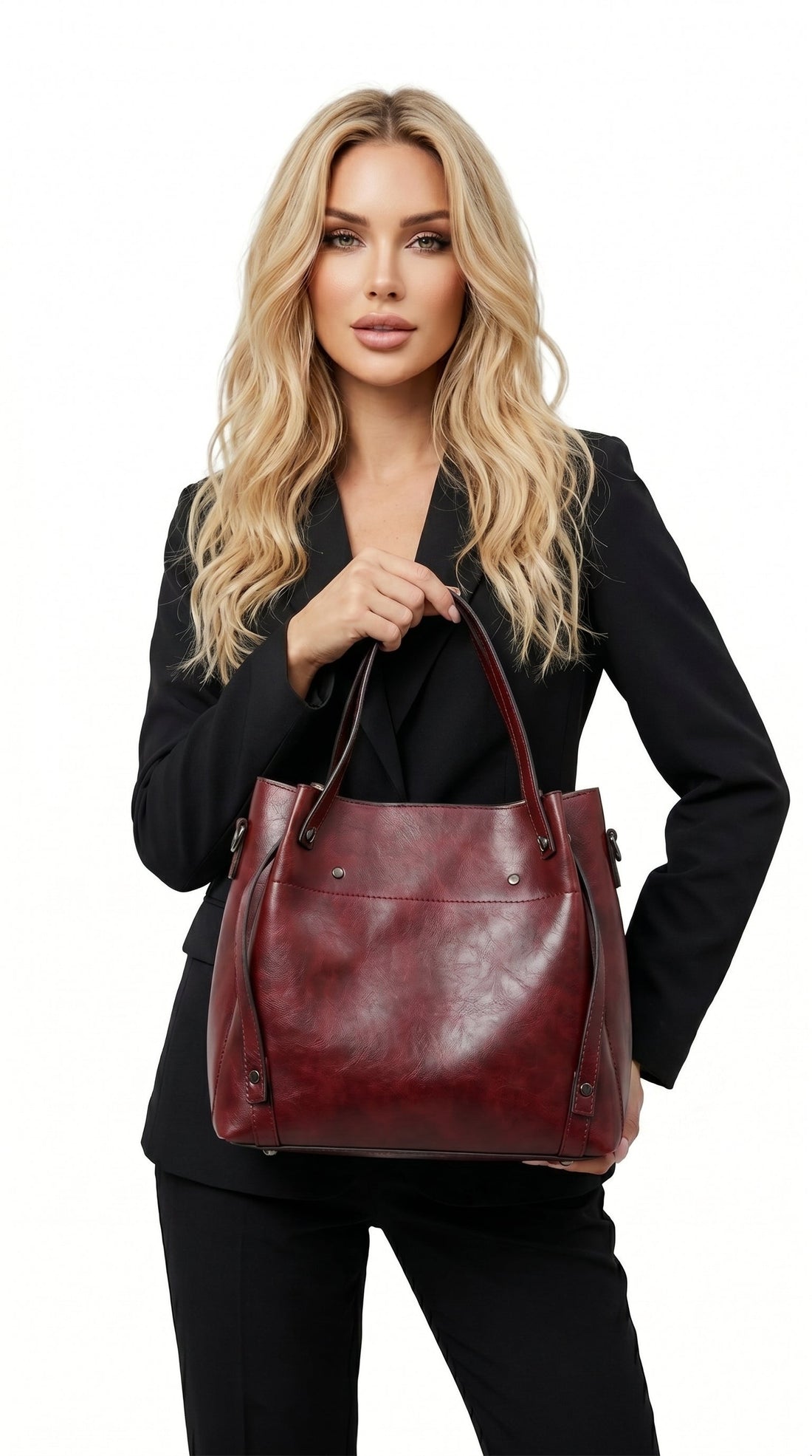 Melisa | Bolso acolchado con cierre de anillas