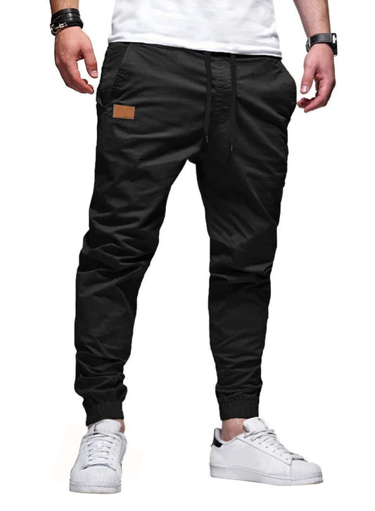Iván: Pantalón casual de corte recto en negro