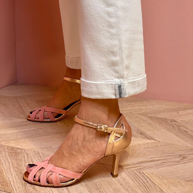 Rosaura | Sandalias de tacón con tiras