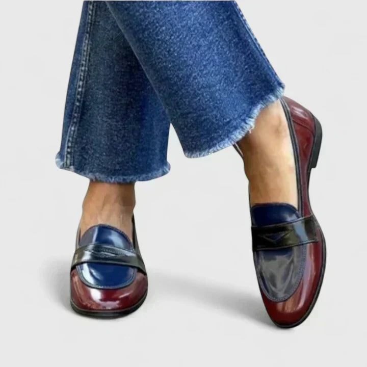 Amaya | Mocasines clásicos bicolor
