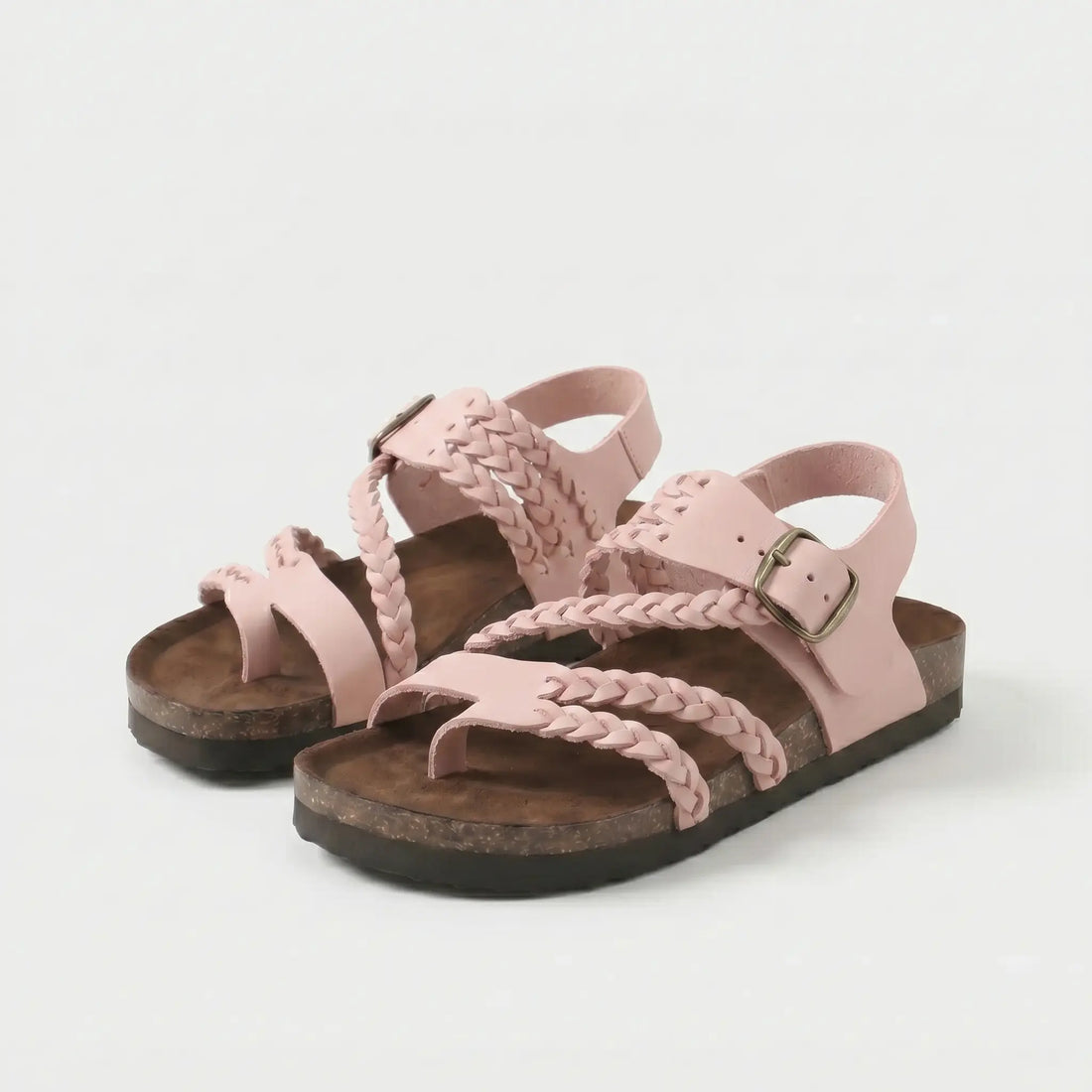 Irati | Sandalias de tiras trenzadas con plantilla de corcho