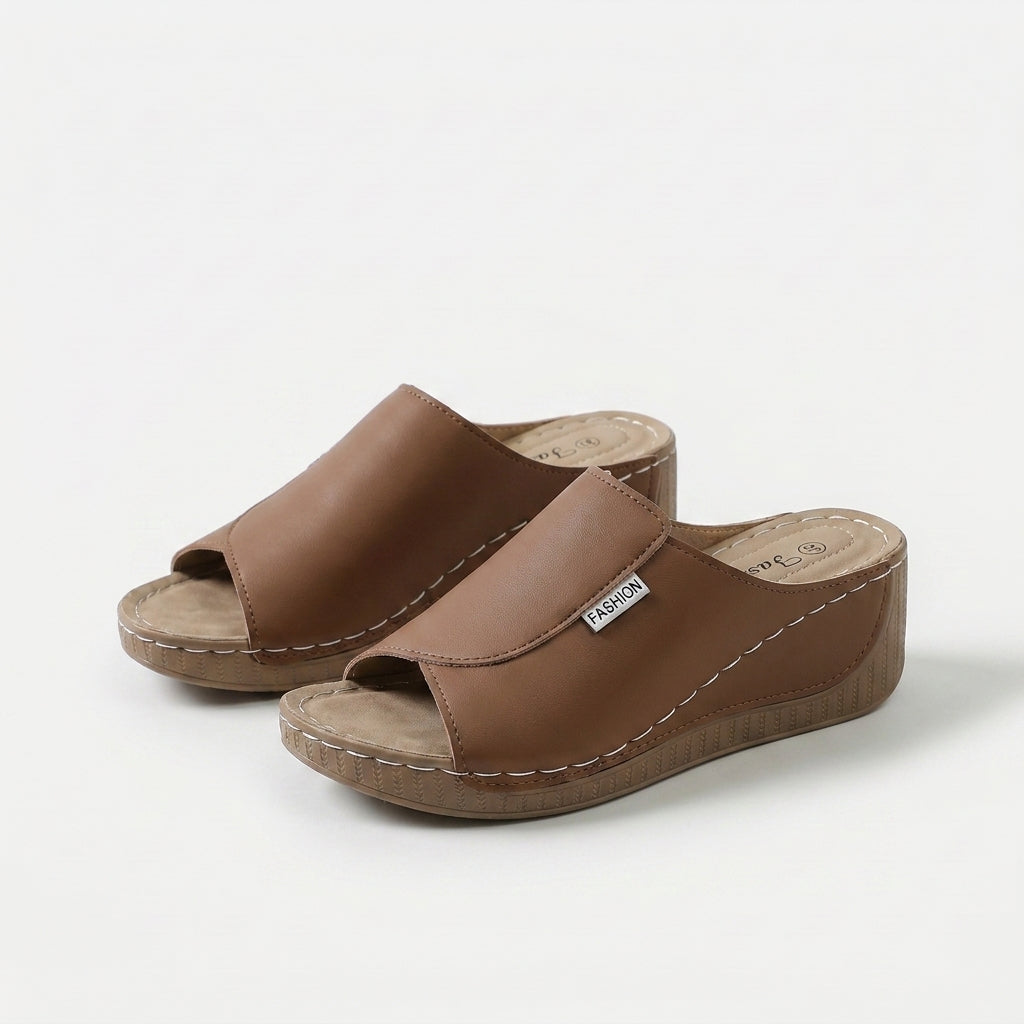 Bibiana | Sandalias destalonadas con cuña