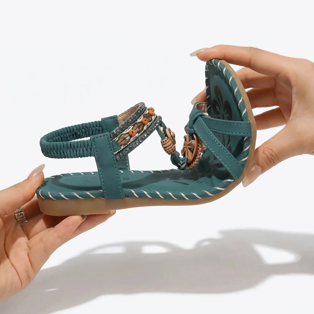 Florentina | Sandalias bohemias con pedrería