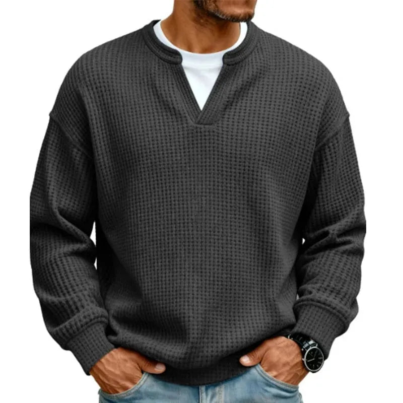 Daniel: Jersey de punto texturizado en negro