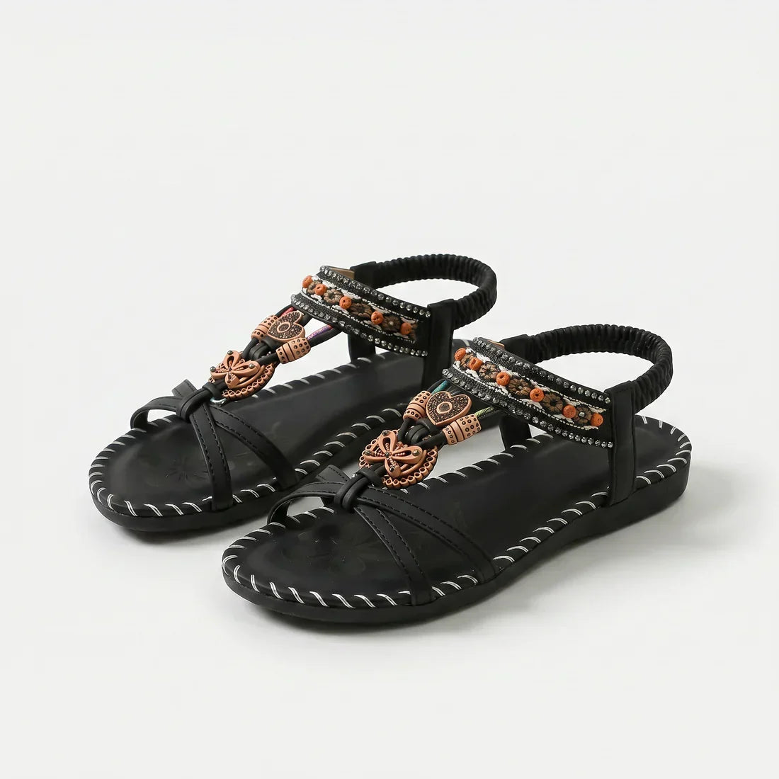 Florentina | Sandalias bohemias con pedrería