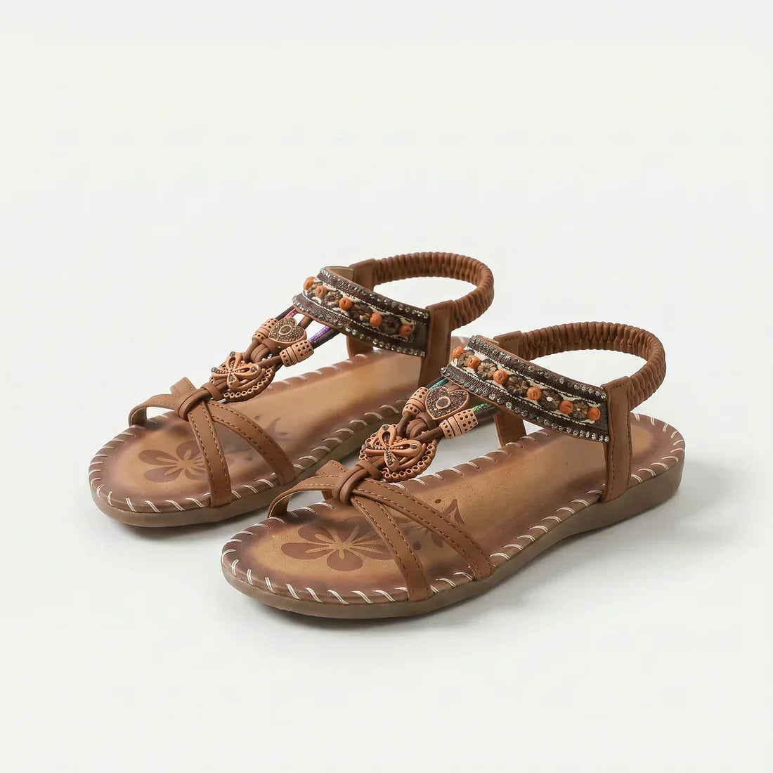 Florentina | Sandalias bohemias con pedrería