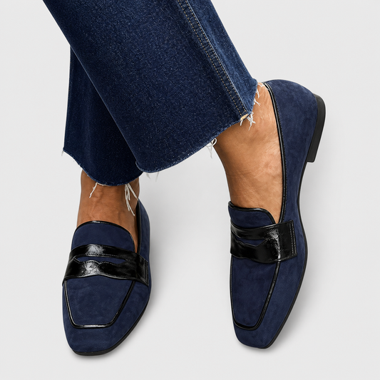 Edurne | Mocasines clásicos en azul marino