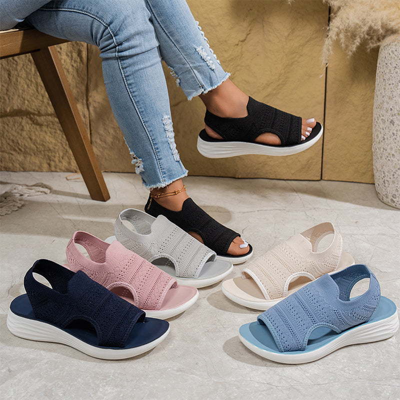 Celestina | Sandalias de punto elásticas