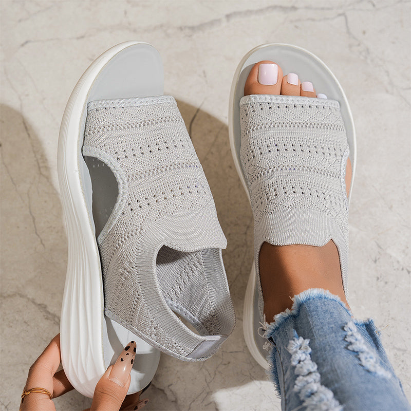 Celestina | Sandalias de punto elásticas