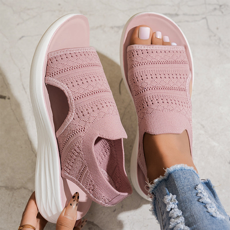Celestina | Sandalias de punto elásticas
