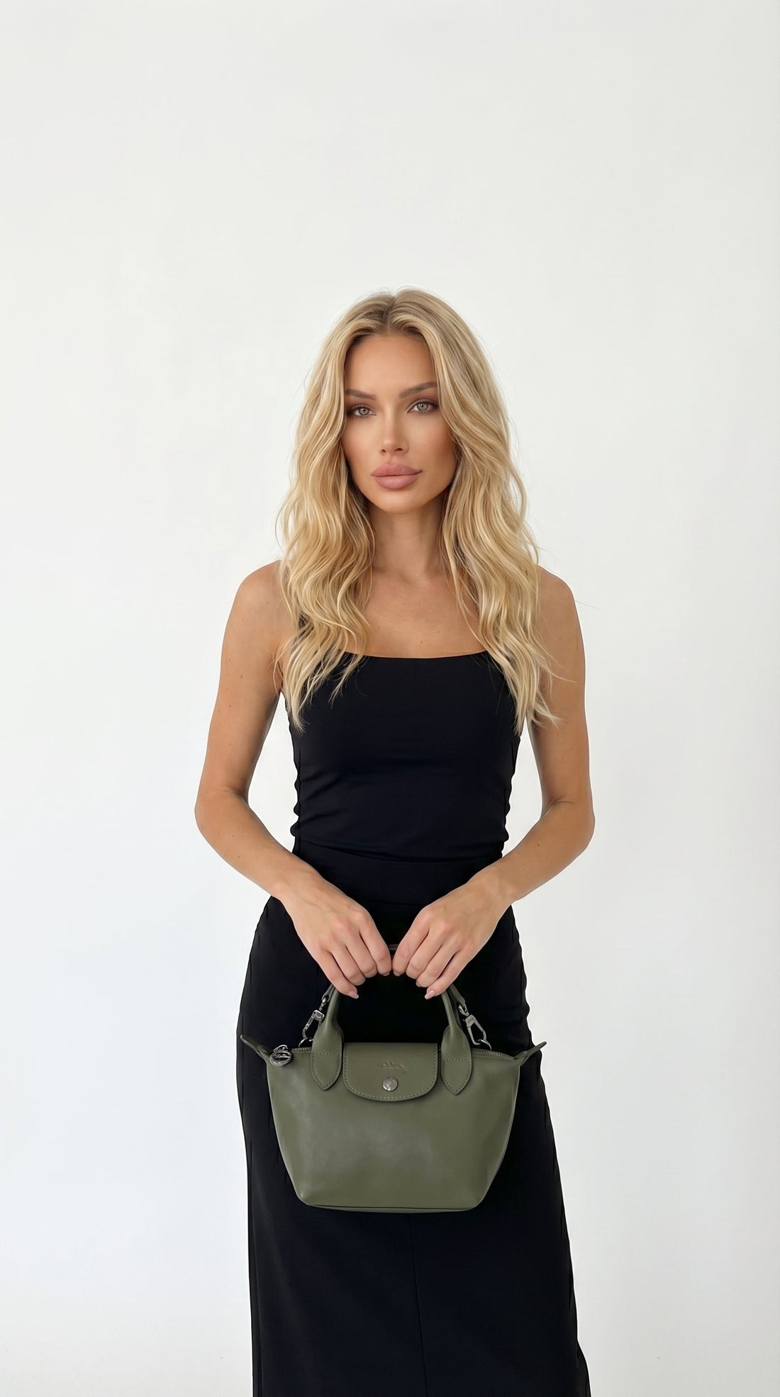María Teresa | Mini bolso trapecio con doble asa
