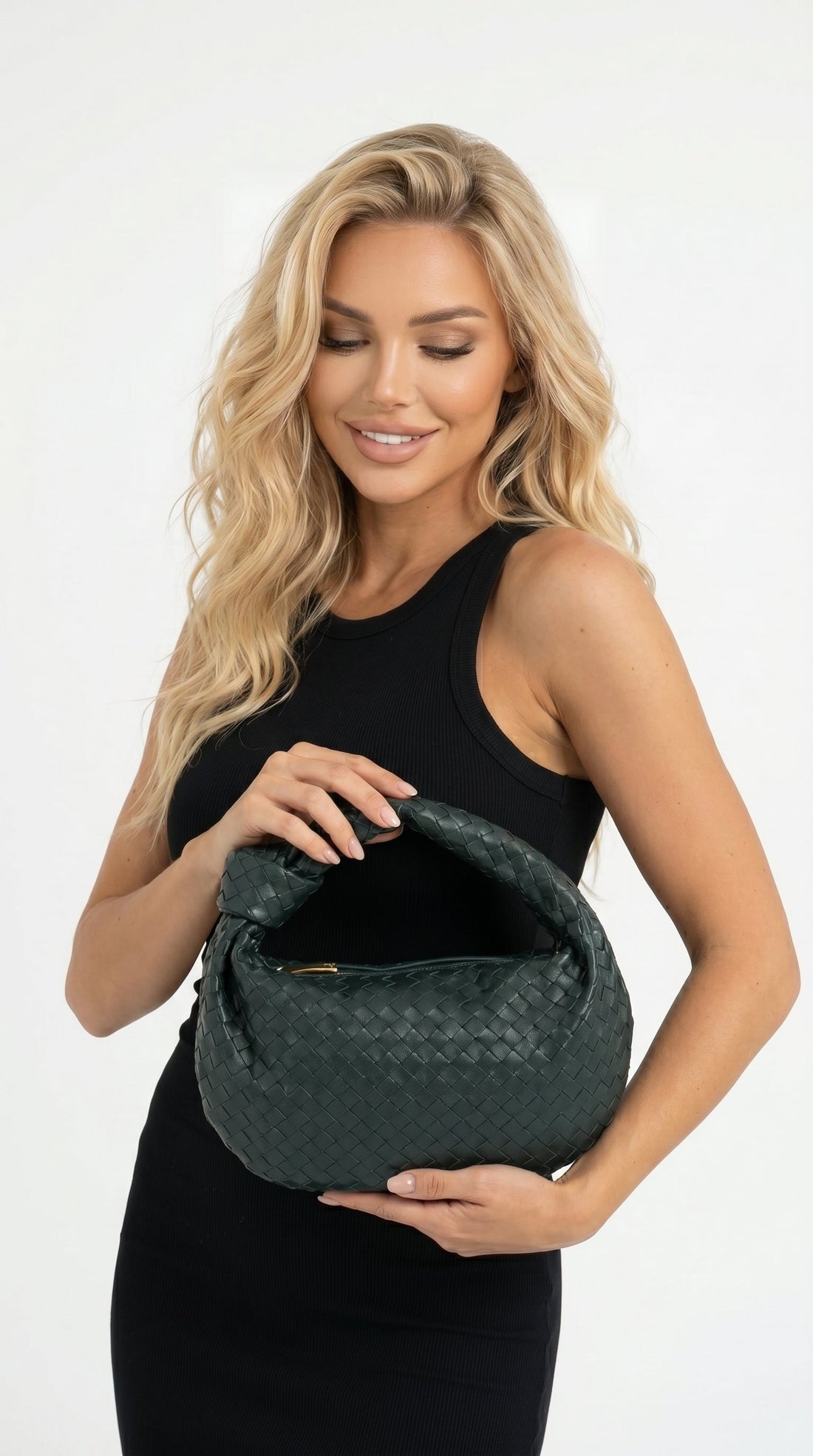 Maripaz | Bolso hobo trenzado con nudo