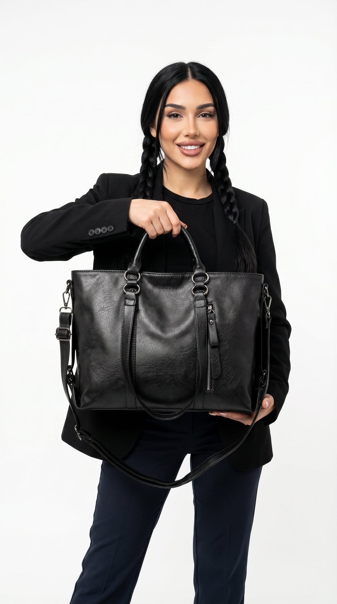 Yesenia | Bolso de trabajo con cremalleras