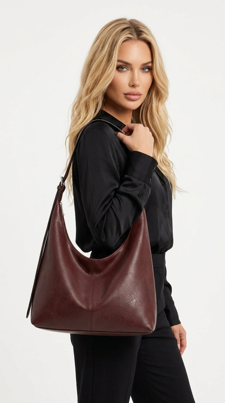 Ricarda | Bolso hobo de piel sintética
