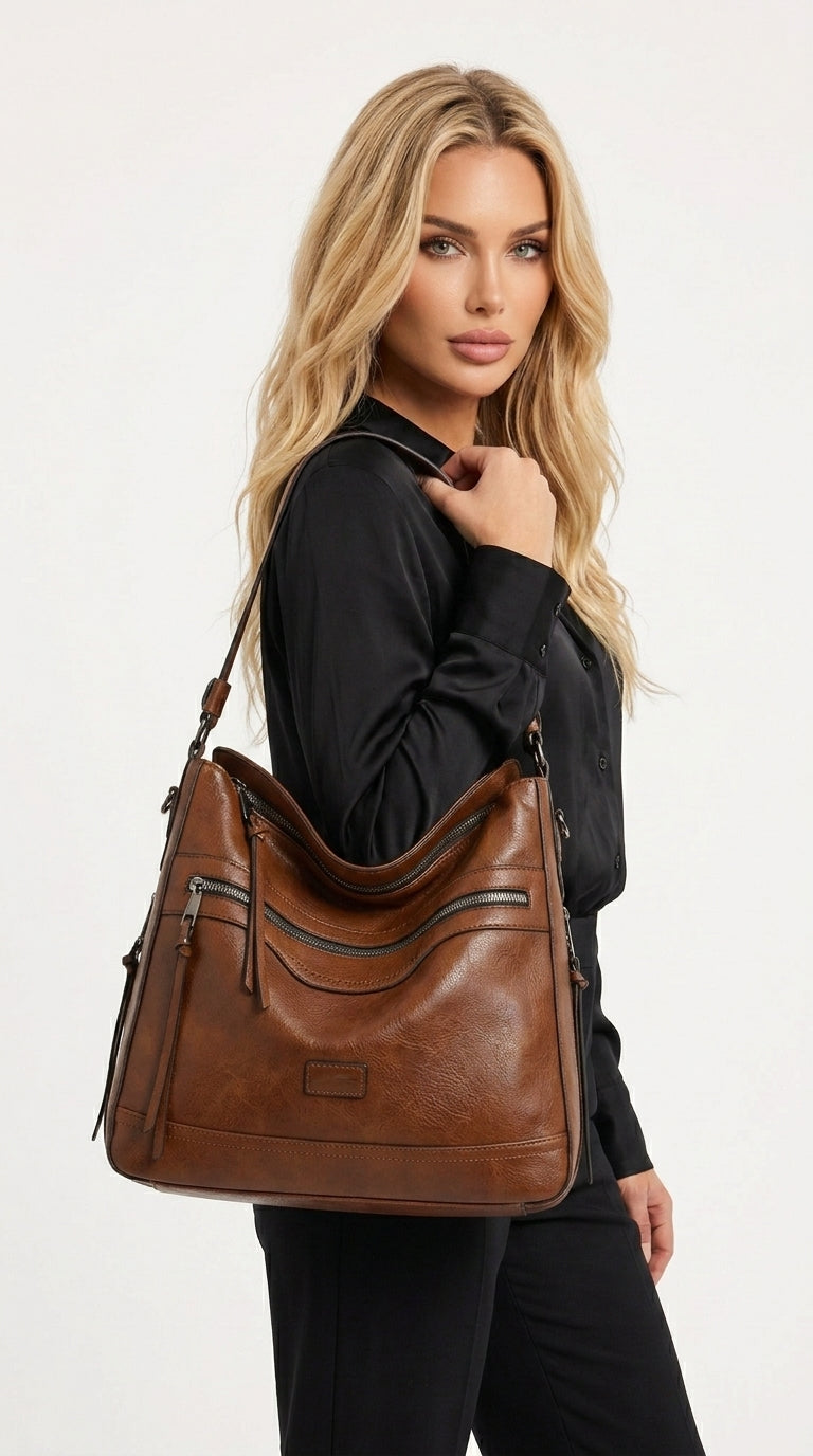 Nélida | Bolso hobo con asa fruncida